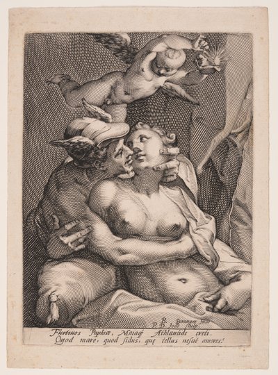 Mercury, Venus, and Cupid by Pieter de Jode I