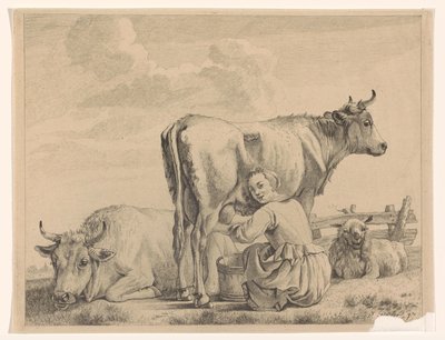 Milkmaid by Pieter de Mare