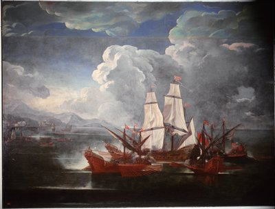 Battleship by Pieter the Younger Mulier