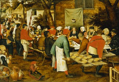 A Peasant Wedding Feast by Pieter Brueghel the Younger