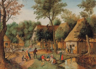 Mealtime in the Country by Pieter Brueghel the Younger