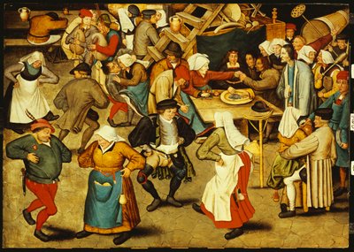 The Indoor Wedding Dance by Pieter Brueghel the Younger