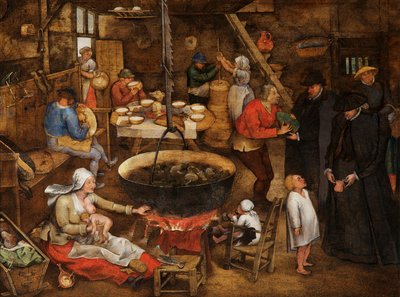 Visit to a Farmhouse by Pieter the Younger Brueghel