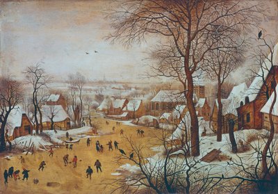 Winter landscape by Pieter the Younger Brueghel