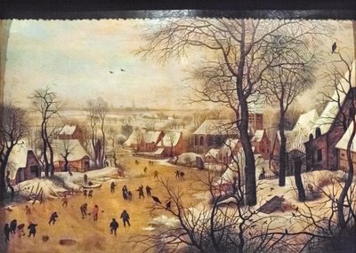 Winter Landscape with Skaters by Pieter the Younger Brueghel