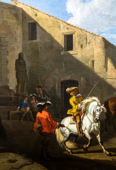 The Riding School by Pieter van Bloemen