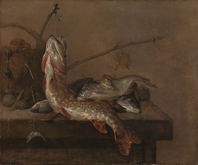 Still Life with Fish by Pieter van Noort