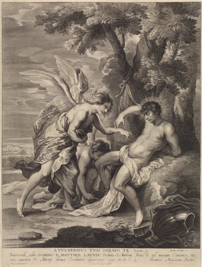 Saint Sebastian by Pieter van Schuppen