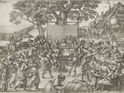 Peasant Wedding by Pieter van der Borcht (I)