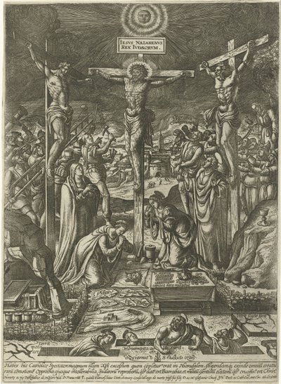 Crucifixion of Christ by Pieter van der Borcht (I)