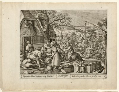 Autumn, from The Four Seasons by Pieter van der Heyden