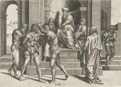 Arrest of John the Baptist by Pieter van der Heyden