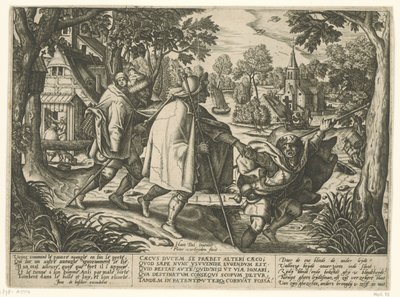 Parable of the two blind men by Pieter van der Heyden