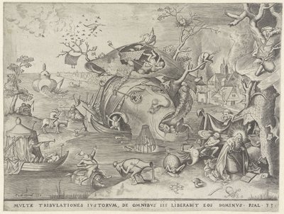 Temptation of St. Anthony by Pieter van der Heyden