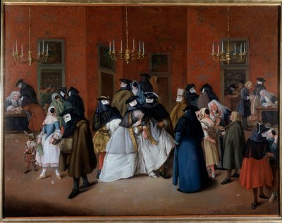 The Foyer by Pietro (after) Longhi