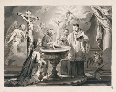 Baptism from The Seven Sacraments by Pietro Antonio Novelli