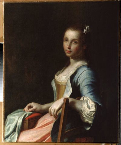 The Embroideress by Pietro Antonio Rotari