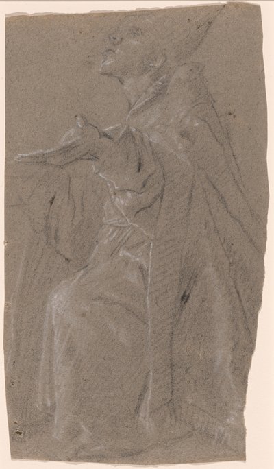 Bishop Saint in Supplication by Pietro Bernardi