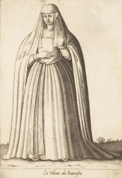 La Vedova ala Baronessa by Pietro Bertelli.