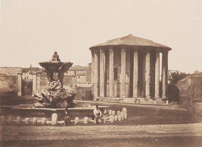 Temple of Vesta by Pietro Dovizielli