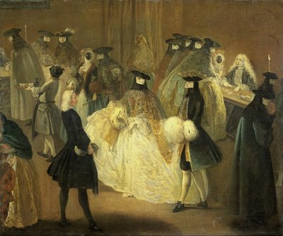 The Casino by Pietro Longhi (follower of)