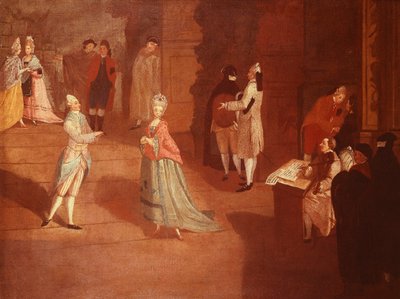 Dance Rehearsal by Pietro Longhi