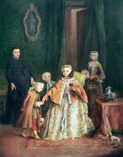 Kissing the Hand by Pietro Longhi