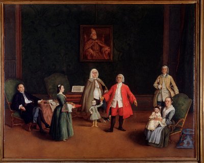 Portrait of a family by Pietro Longhi
