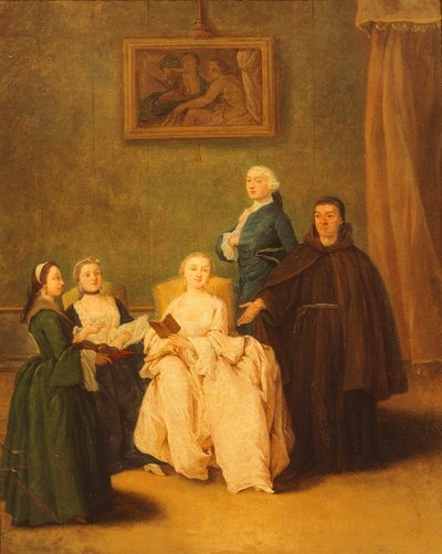 The Friars Visit by Pietro Longhi