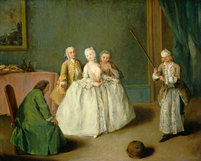 The Game of the Cooking Pot by Pietro Longhi