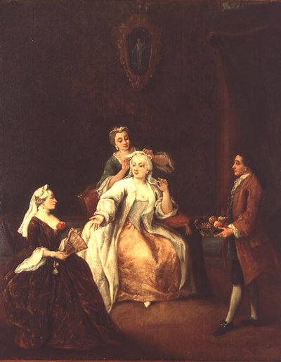 The Hairdresser by Pietro Longhi