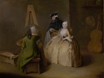 The Painter in His Studio by Pietro Longhi