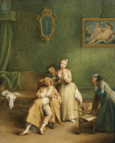 The Tickle, c. 1755 by Pietro Longhi