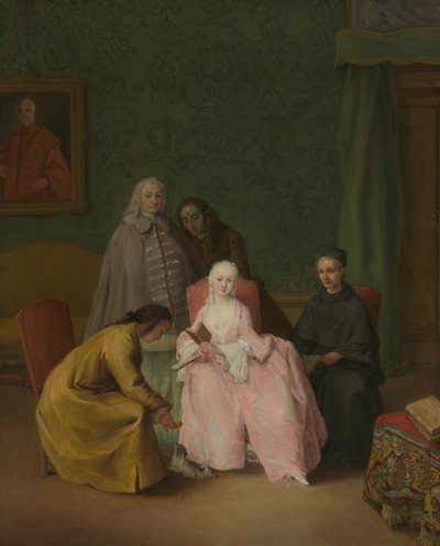 The Visit, 1746 by Pietro Longhi