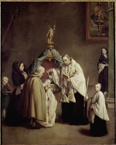 The Baptism by Pietro Longhi