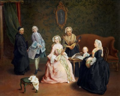 The Family Concert by Pietro Longhi