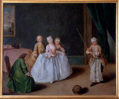 The Game of the Pot by Pietro Longhi