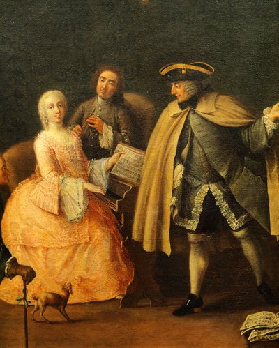 The music teacher by Pietro Longhi