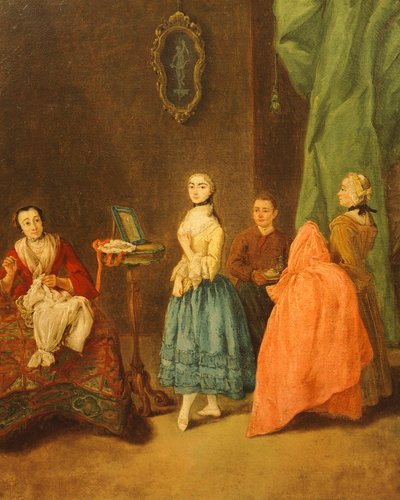 Trying on Dress by Pietro Longhi