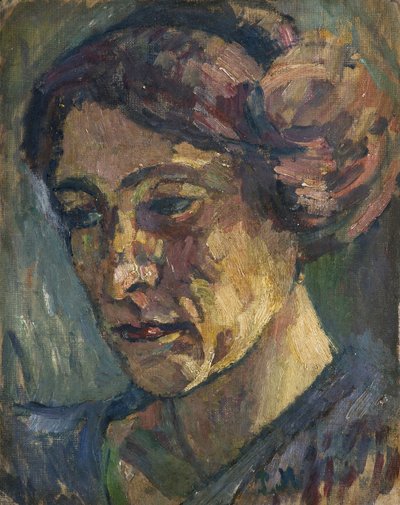 Portrait of the Wife by Pietro Marussig