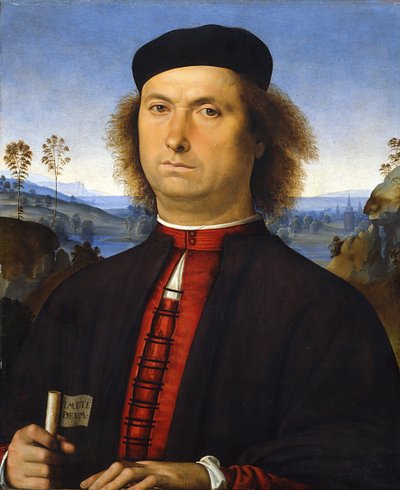 Portrait of Francesco delle Opere by Pietro Perugino