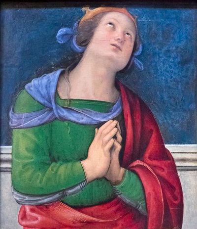 Saint Flavia by Pietro Perugino