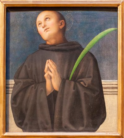 St Placidus by Pietro Perugino