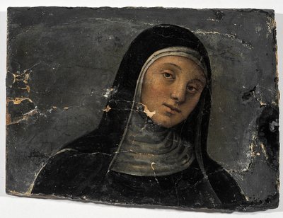 St Scholastica by Pietro Perugino