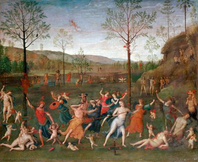 The Battle of Love and Chastity by Pietro Perugino