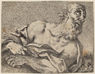 Saint Jerome by Pietro Rotari after Antonio Balestra