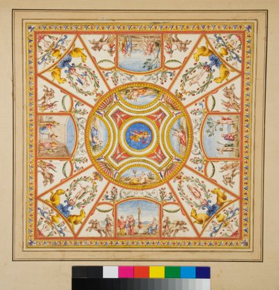 Vault of the Palace of Augustus by Pietro Santi Bartoli