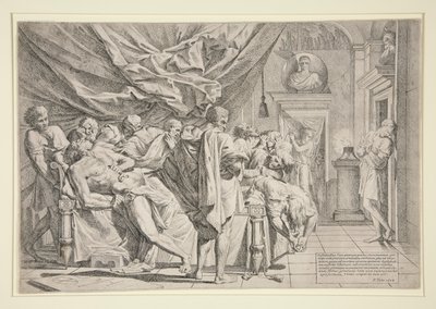 Death of Cato by Pietro Testa