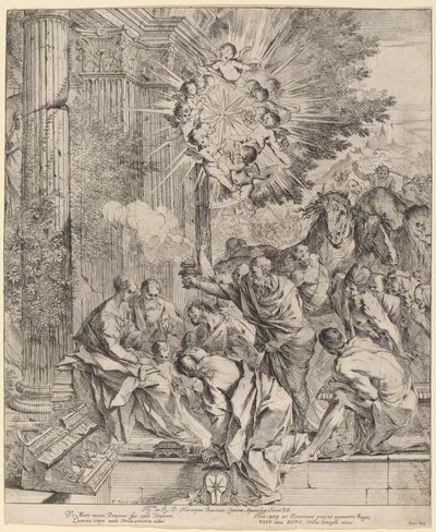 The Adoration of the Magi by Pietro Testa