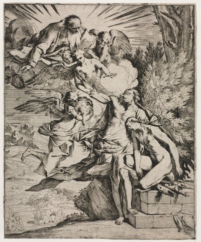 The Sacrifice of Abraham by Pietro Testa